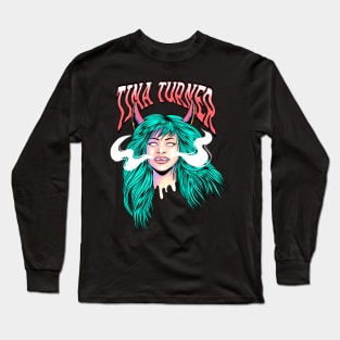 Tina Turner - Horror Design Long Sleeve T-Shirt